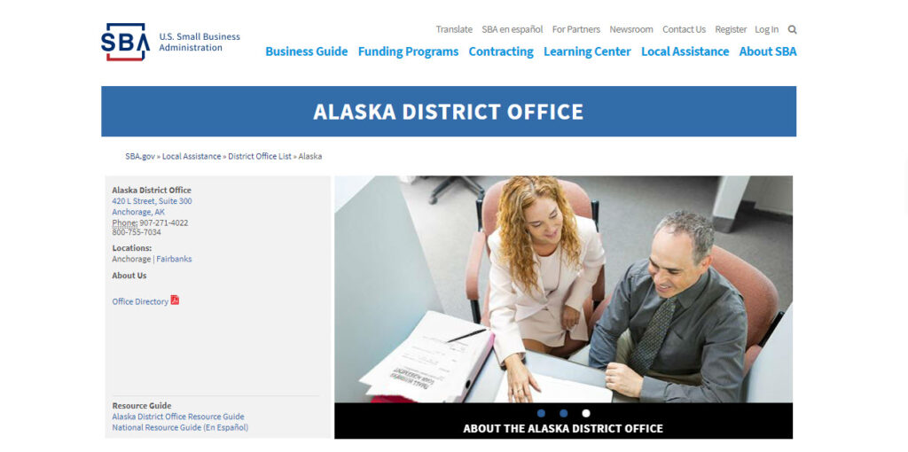 Alaska SBA Loans and Grants EIDL and PPP Loans in AK