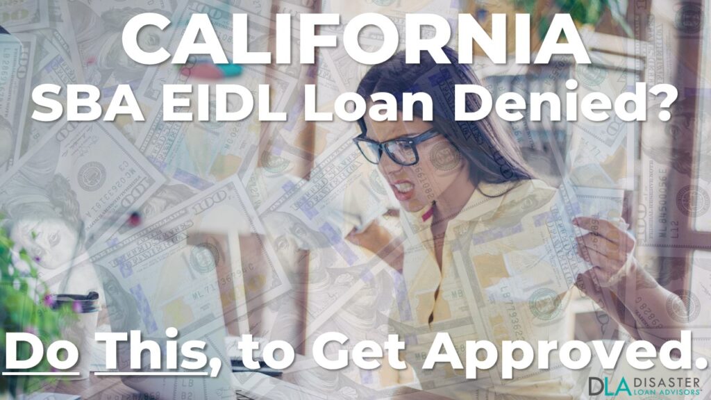 California SBA Loan Reconsideration Letter
