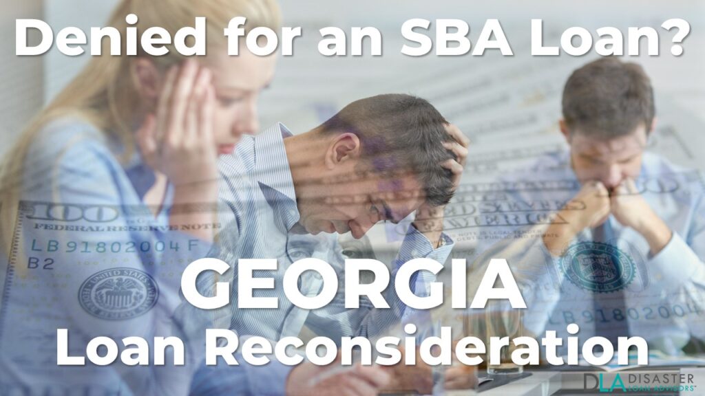 Georgia SBA Loan Reconsideration Letter