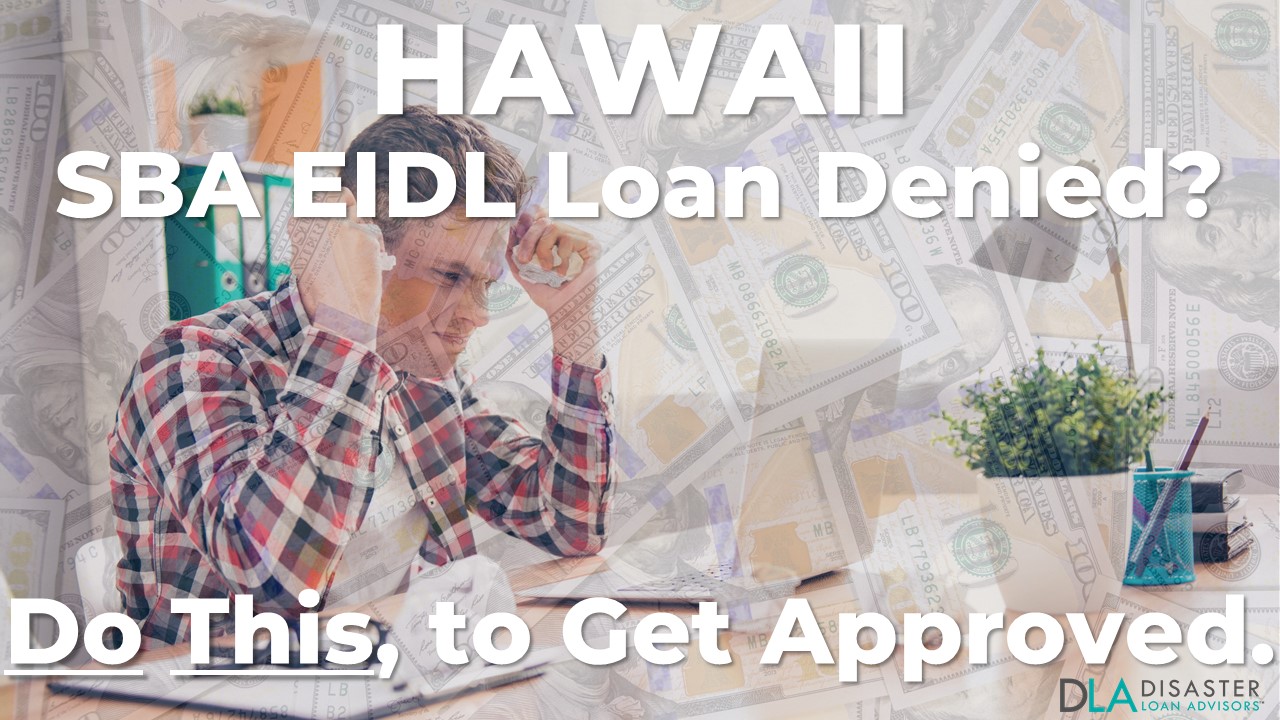 Hawaii SBA Loan Reconsideration Letter