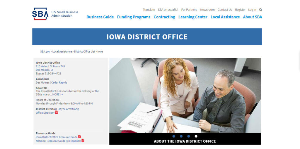 Iowa SBA Loans and Grants EIDL and PPP Loans in IA