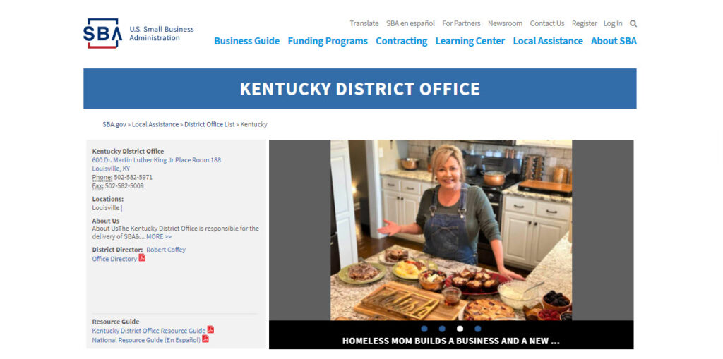 Kentucky SBA Loans and Grants EIDL and PPP Loans in KY