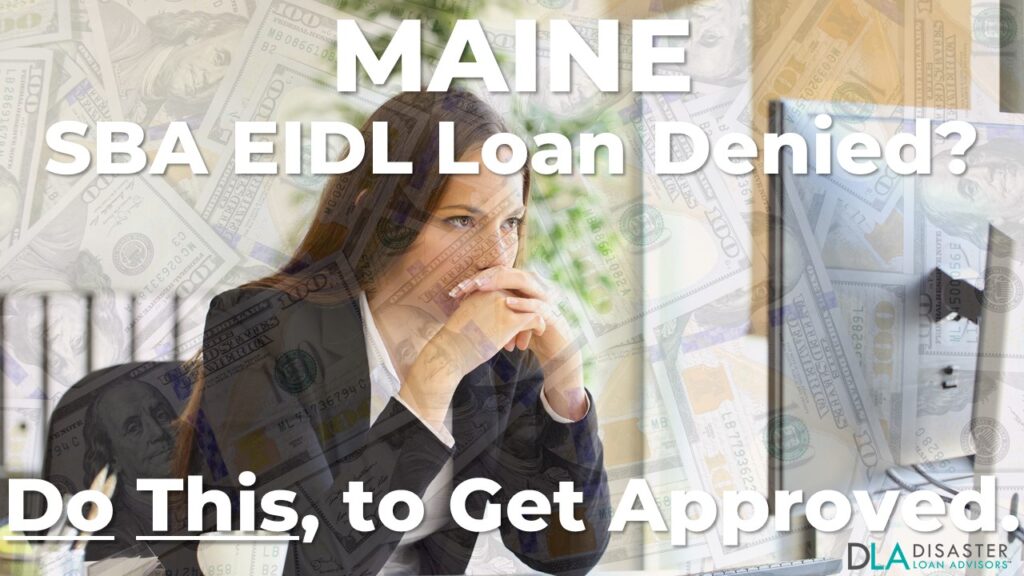 Maine SBA Loan Reconsideration Letter