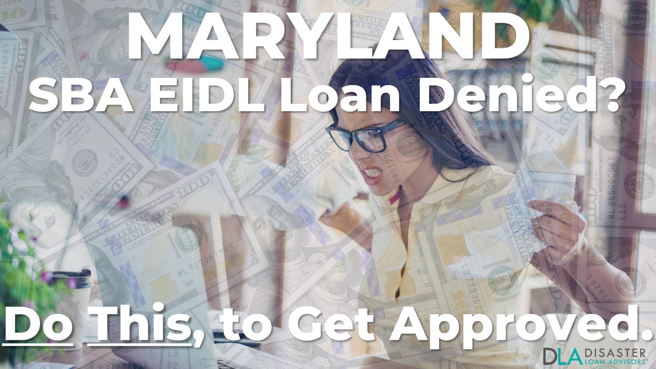 Maryland SBA Loan Reconsideration Letter