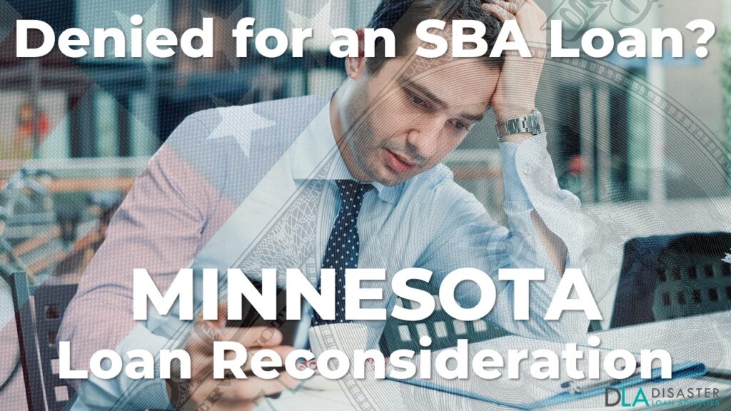 Minnesota SBA Loan Reconsideration Letter