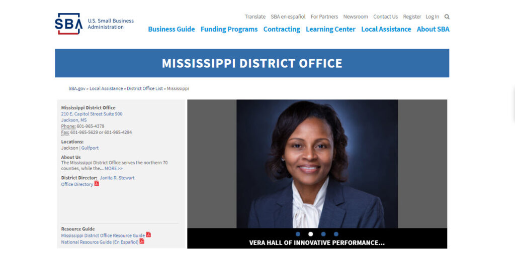 Mississippi SBA Loans and Grants: EIDLs and PPPs in MS