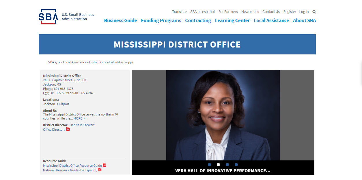 Mississippi SBA Loans and Grants EIDL and PPP Loans in MS