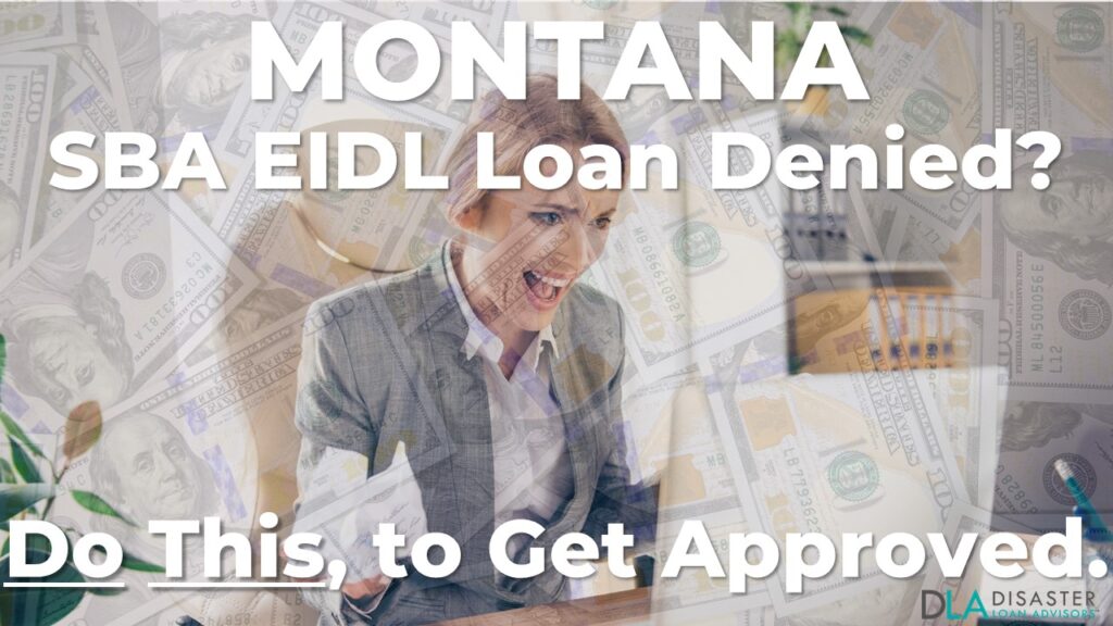 Montana SBA Loan Reconsideration Letter