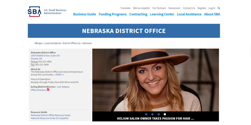 Nebraska SBA Loans and Grants EIDL and PPP Loans in NE