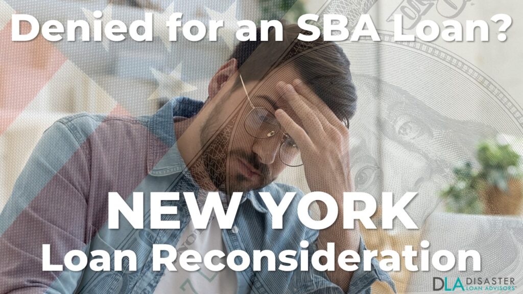 New York SBA Loan Reconsideration Letter