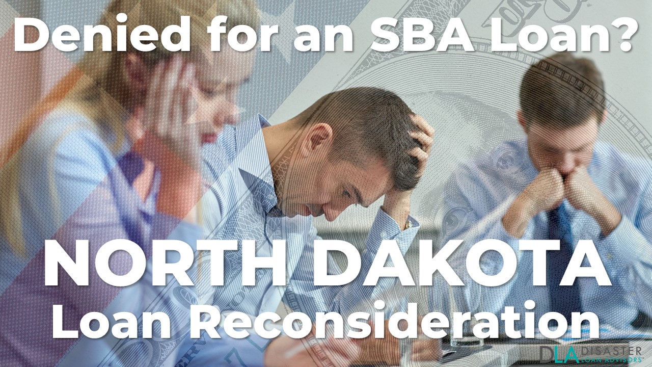 North Dakota SBA Loan Reconsideration Letter