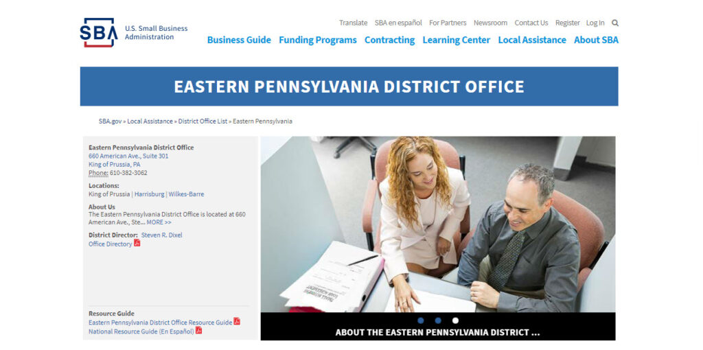 Pennsylvania SBA Loans and Grants EIDL and PPP Loans in PA
