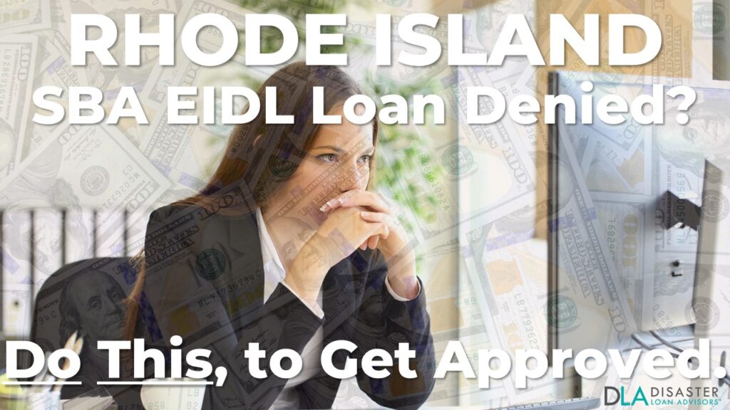Rhode Island SBA Loan Reconsideration Letter