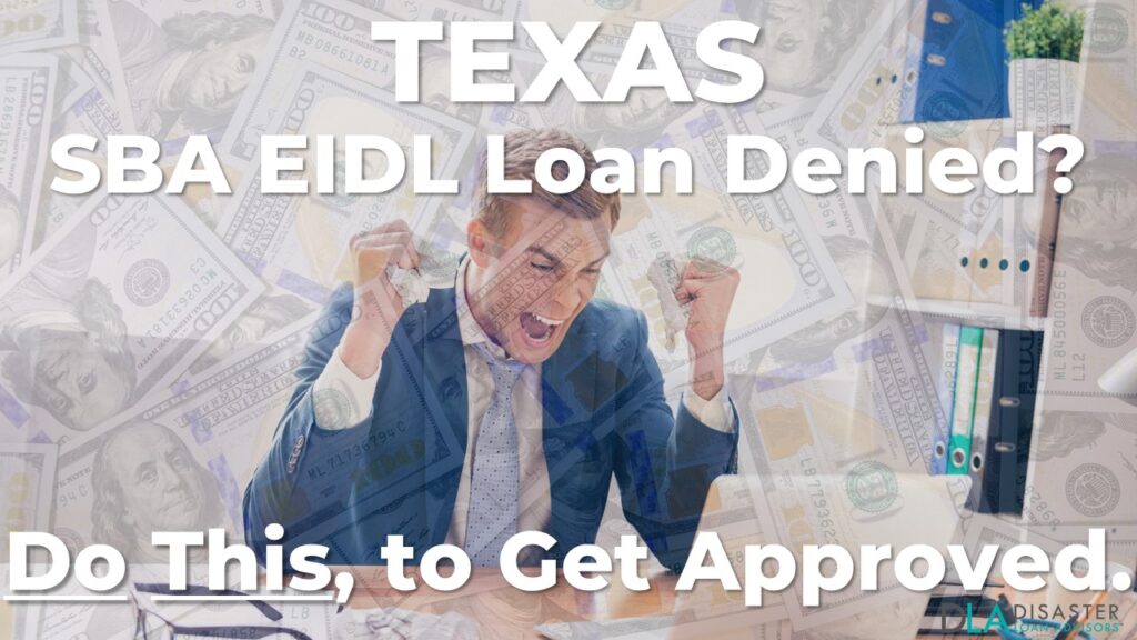 Texas SBA Loan Reconsideration Letter