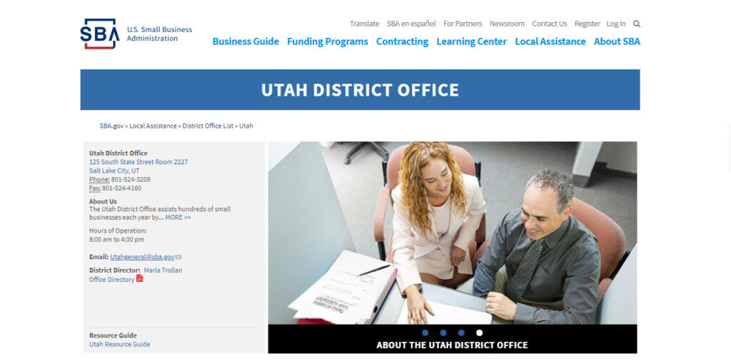 Utah SBA Loans and Grants EIDL and PPP Loans in UT