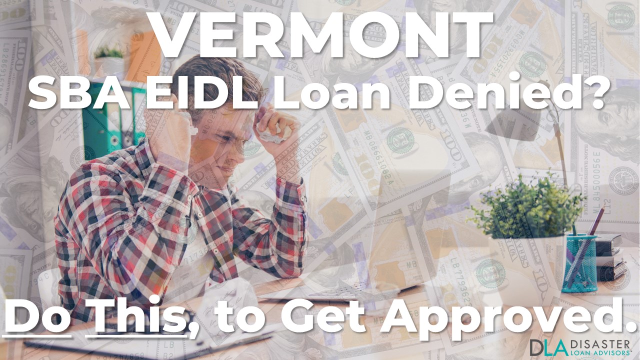 Vermont SBA Loan Reconsideration Letter