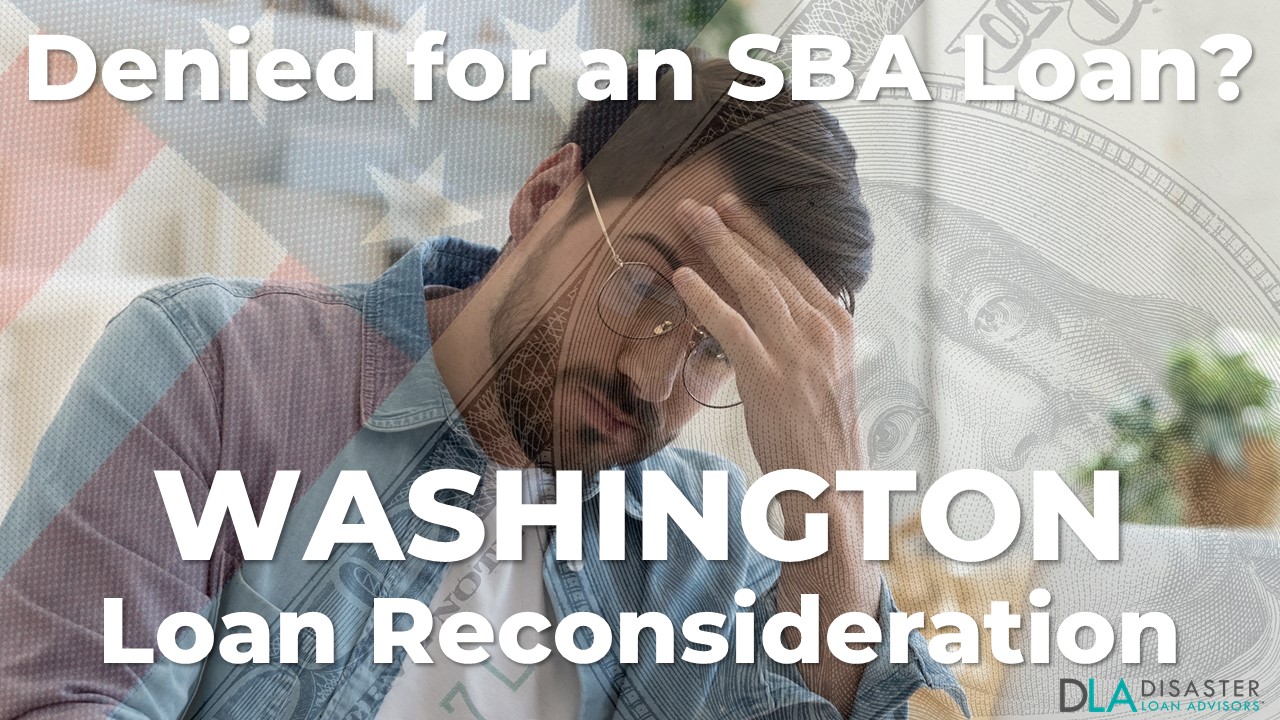 Washington SBA Loan Reconsideration Letter