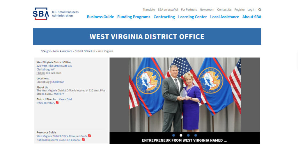 West Virginia SBA Loans and Grants EIDL and PPP Loans in WV