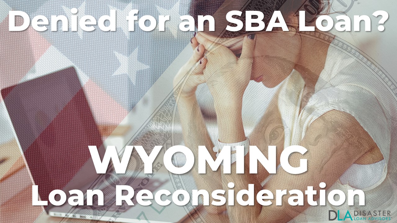 Wyoming SBA Loan Reconsideration Letter