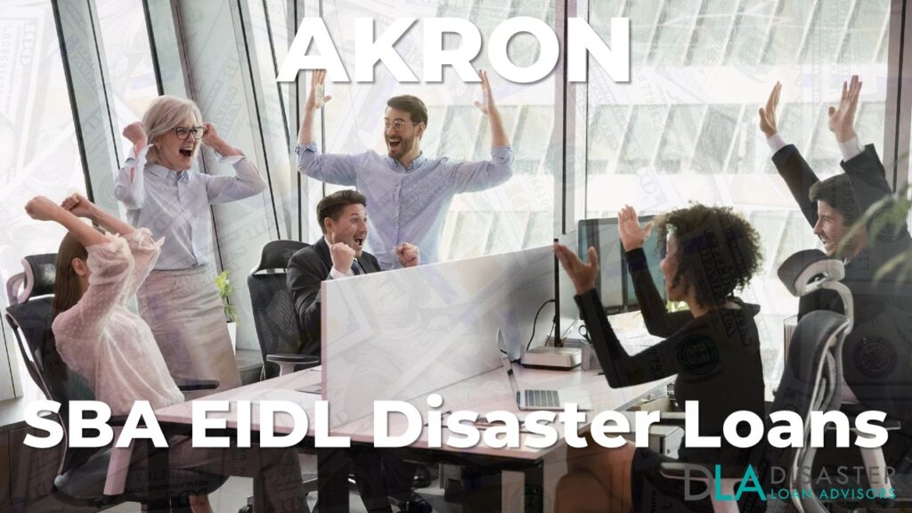 Akron OH EIDL Disaster Loans and SBA Grants in Ohio