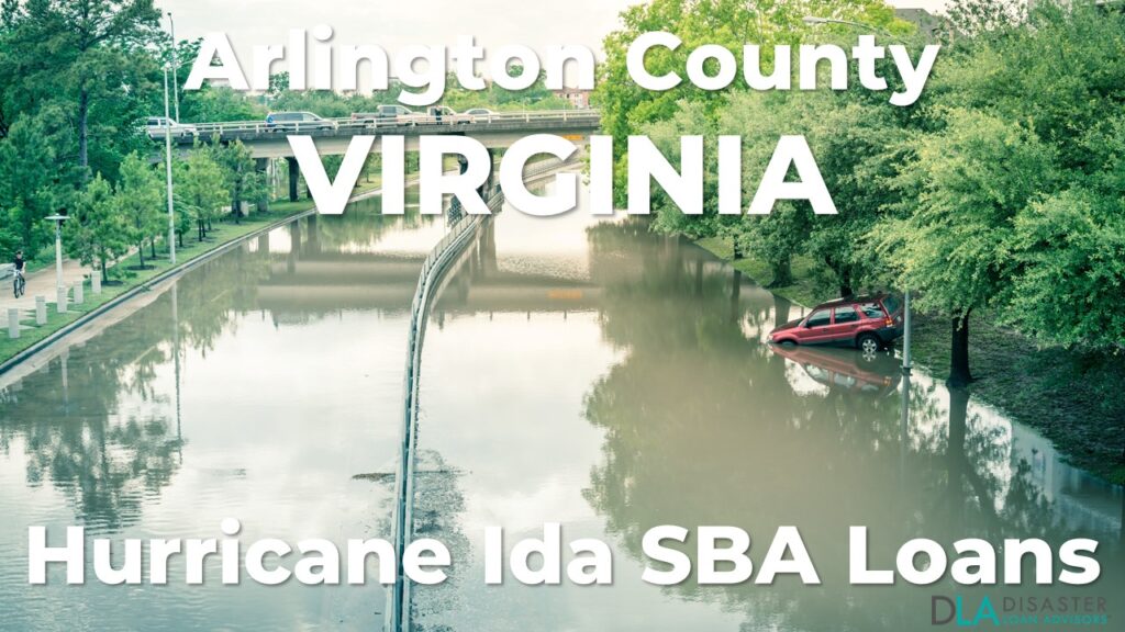 Arlington County Virginia Hurricane Ida SBA Loans