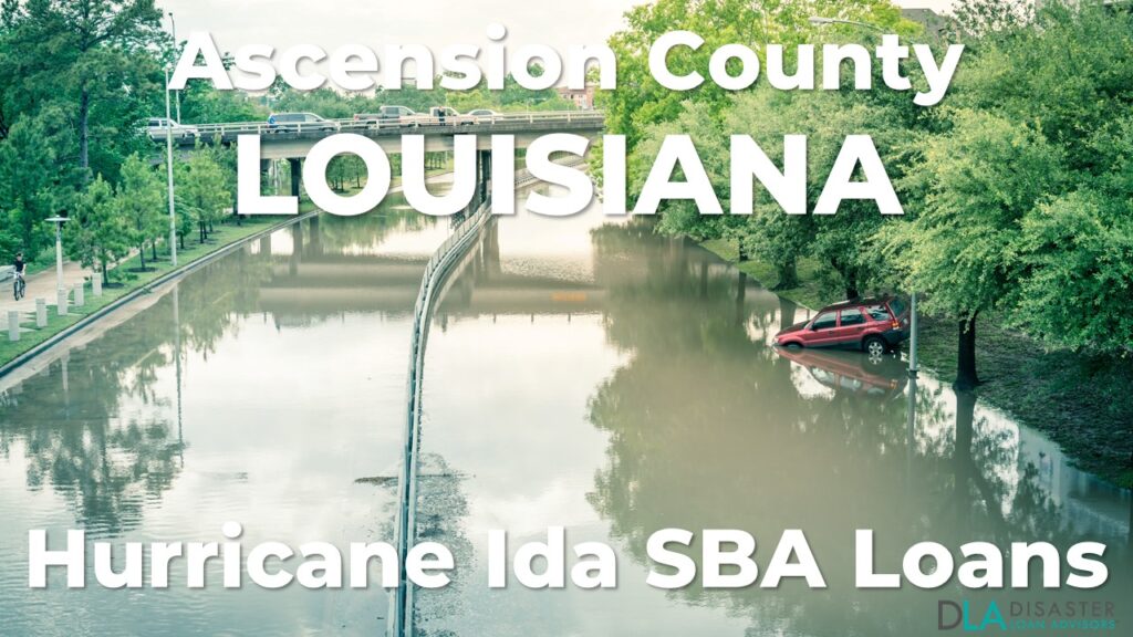 Ascension County Louisiana Hurricane Ida SBA Loans