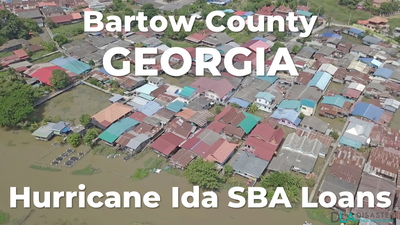 Bartow County Georgia Hurricane Ida SBA Loans