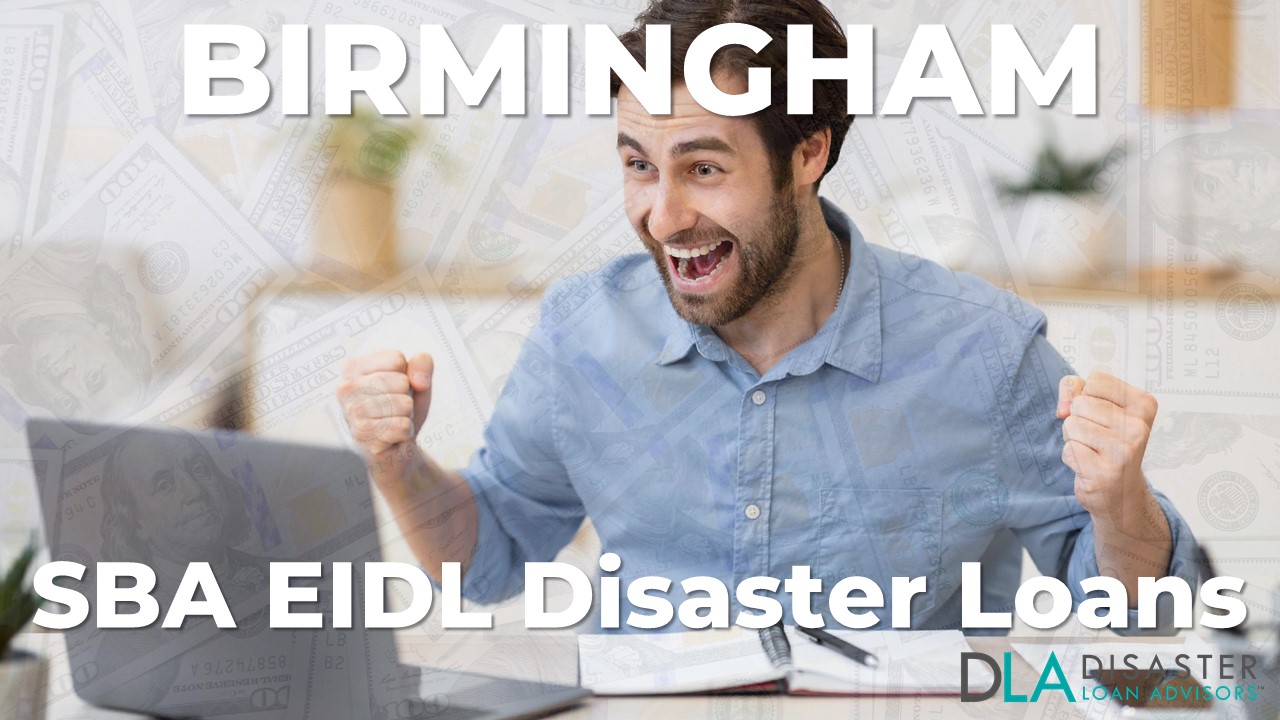 Birmingham AL EIDL Disaster Loans and SBA Grants in Alabama
