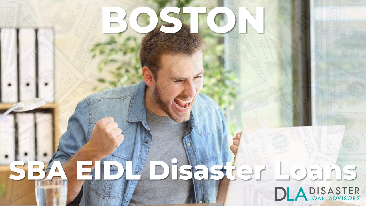 Boston MA EIDL Disaster Loans and SBA Grants in Massachusetts