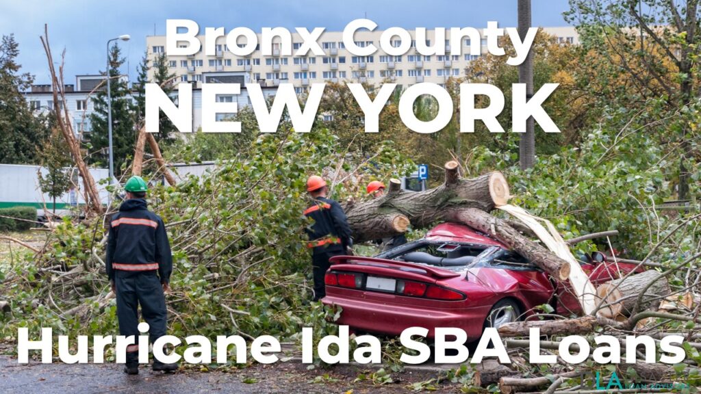 Bronx County New York Hurricane Ida SBA Loans