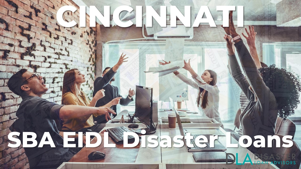 Cincinnati OH EIDL Disaster Loans and SBA Grants in Ohio