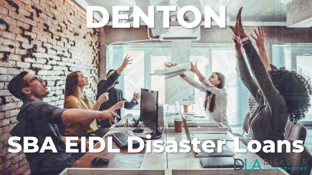 Denton TX EIDL Disaster Loans and SBA Grants in Texas