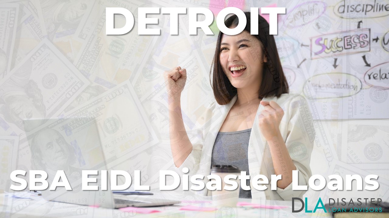 Detroit MI EIDL Disaster Loans and SBA Grants in Michigan