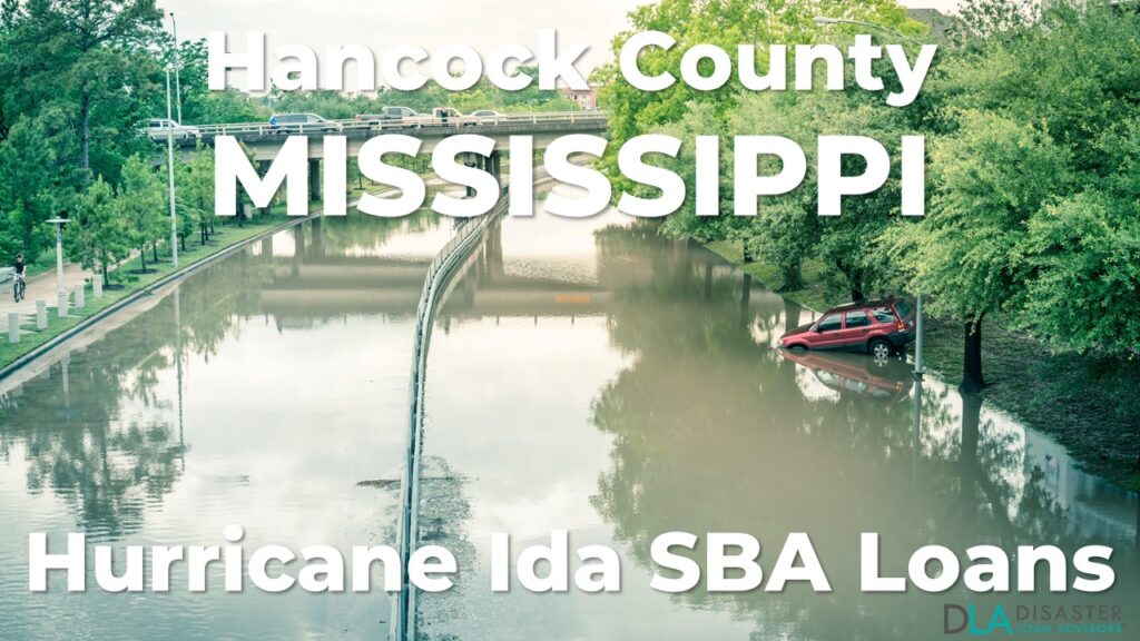 Hancock County Mississippi Hurricane Ida SBA Loans