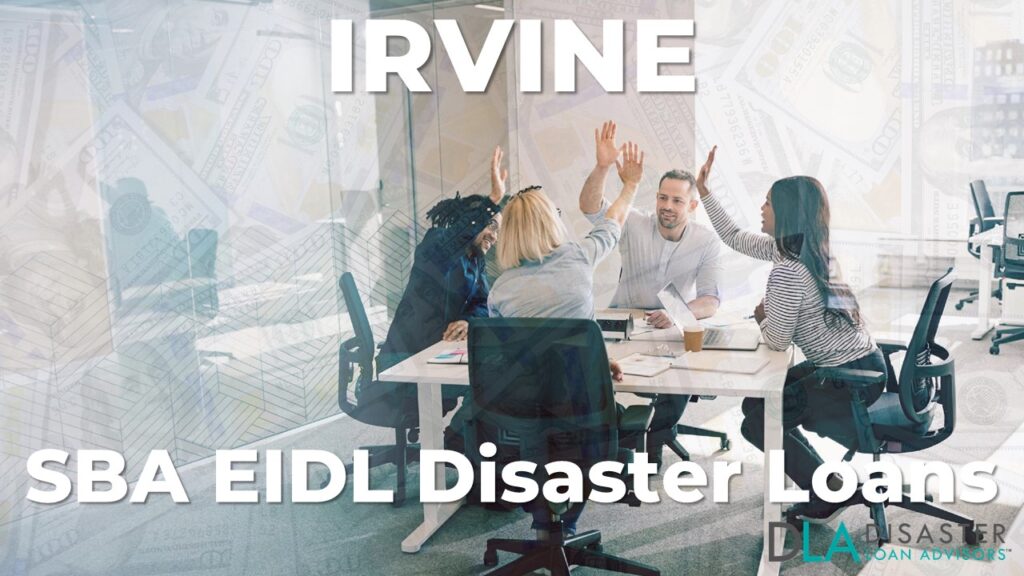 Irvine CA EIDL Disaster Loans and SBA Grants in California