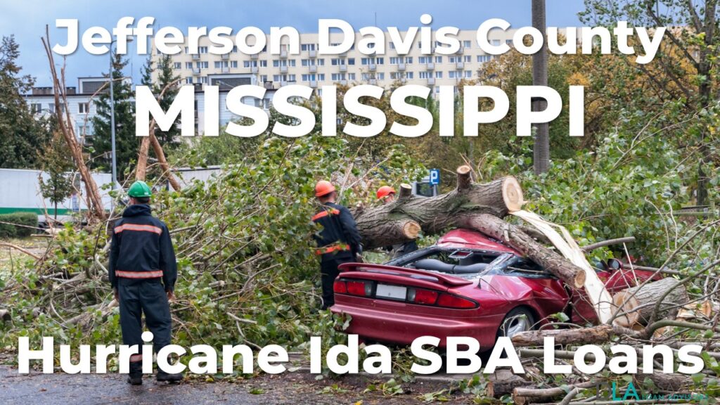 Jefferson Davis County Mississippi Hurricane Ida SBA Loans