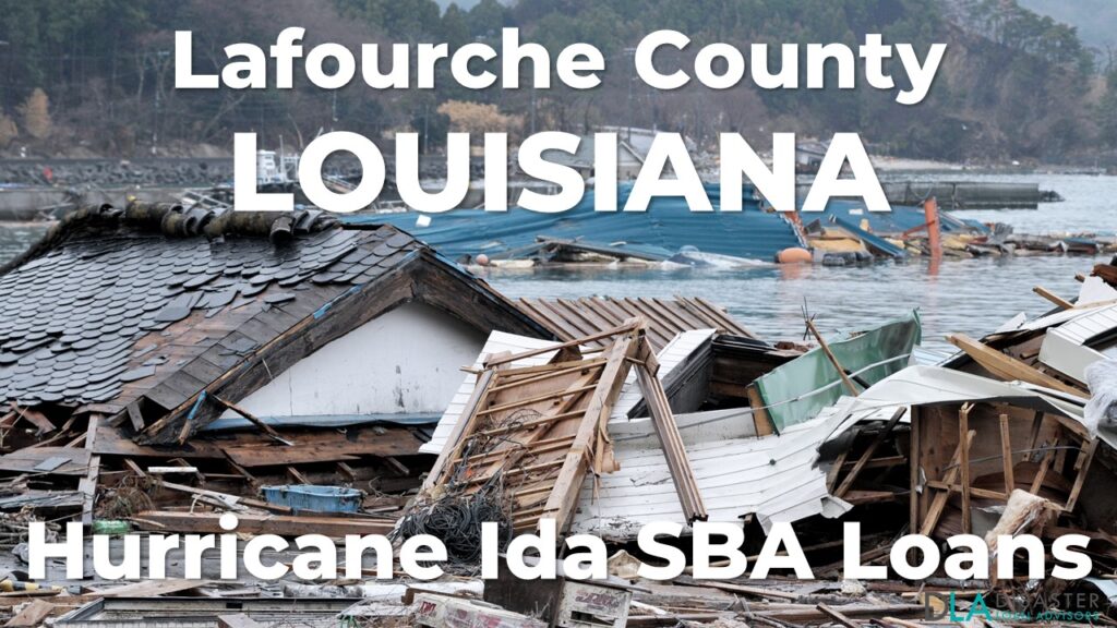 Lafourche County Louisiana Hurricane Ida SBA Loans