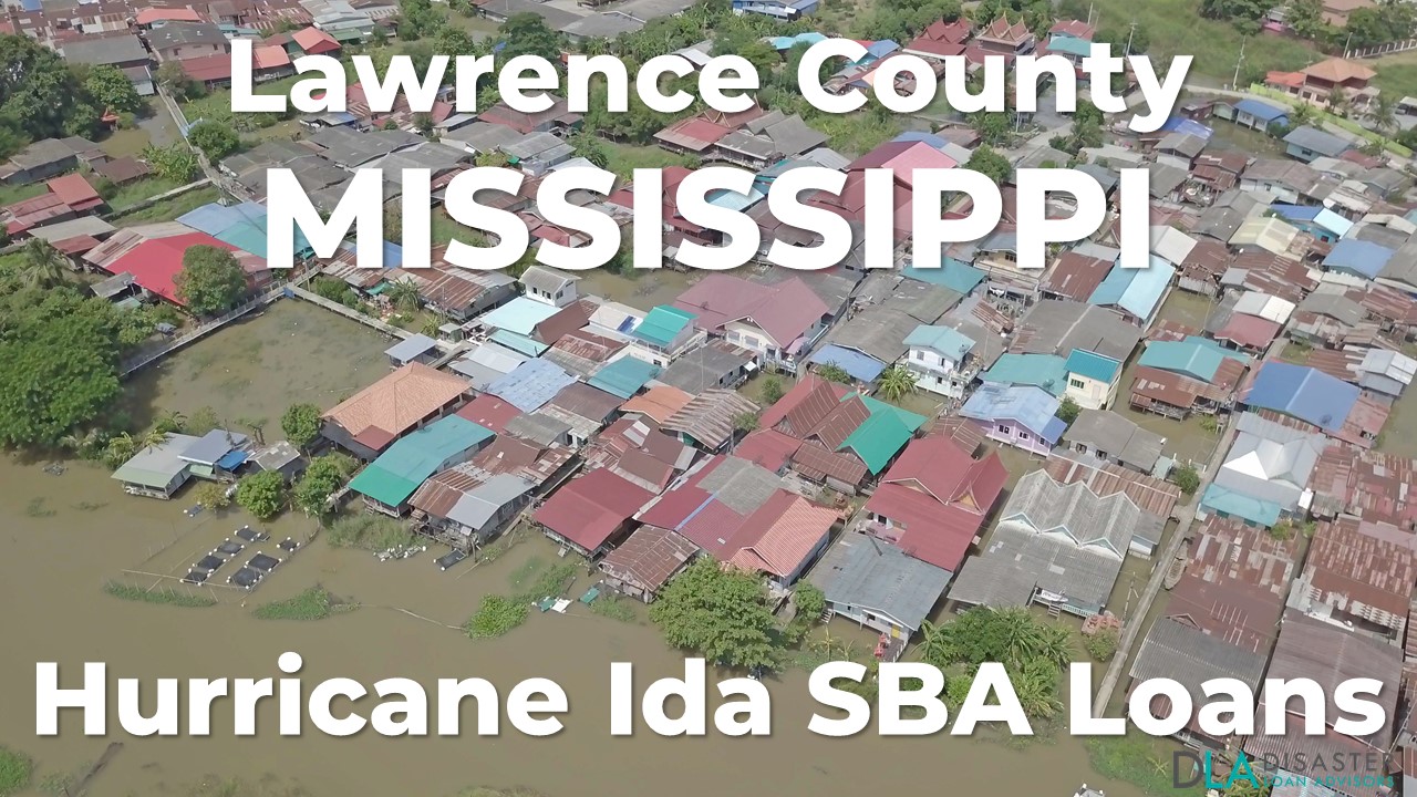 Lawrence County Mississippi Hurricane Ida SBA Loans