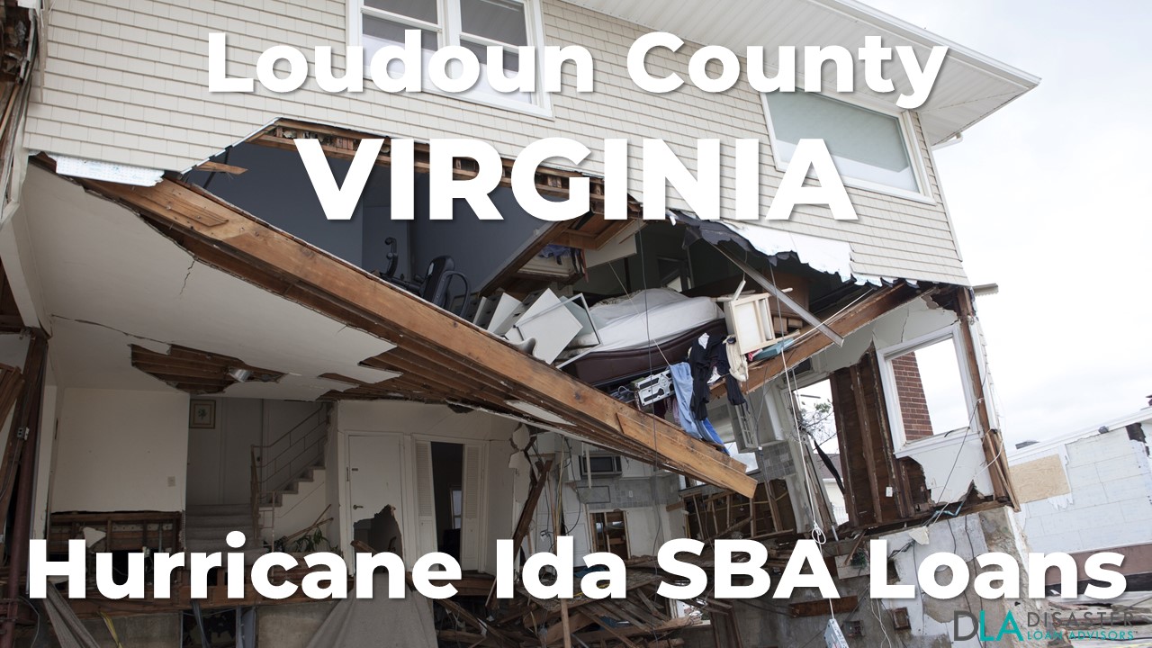Loudoun County Virginia Hurricane Ida SBA Loans