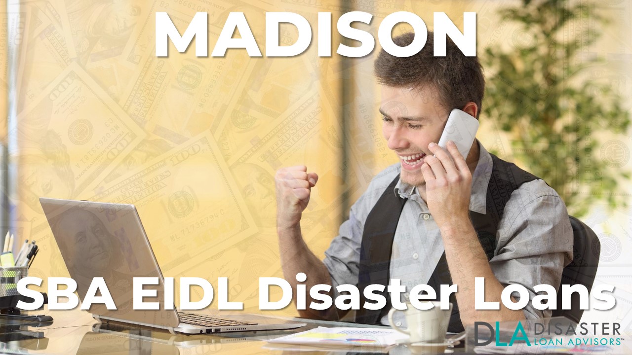 Madison WI EIDL Disaster Loans and SBA Grants in Wisconsin
