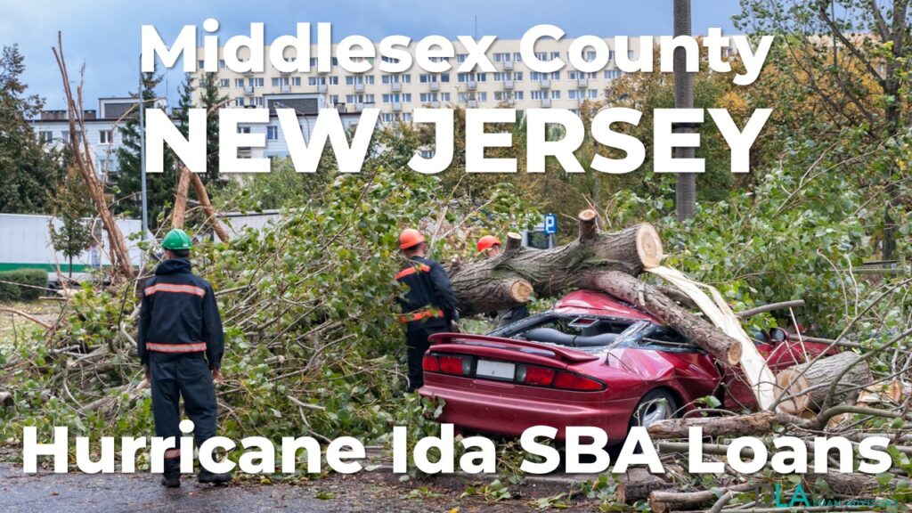 Middlesex County New Jersey Hurricane Ida SBA Loans