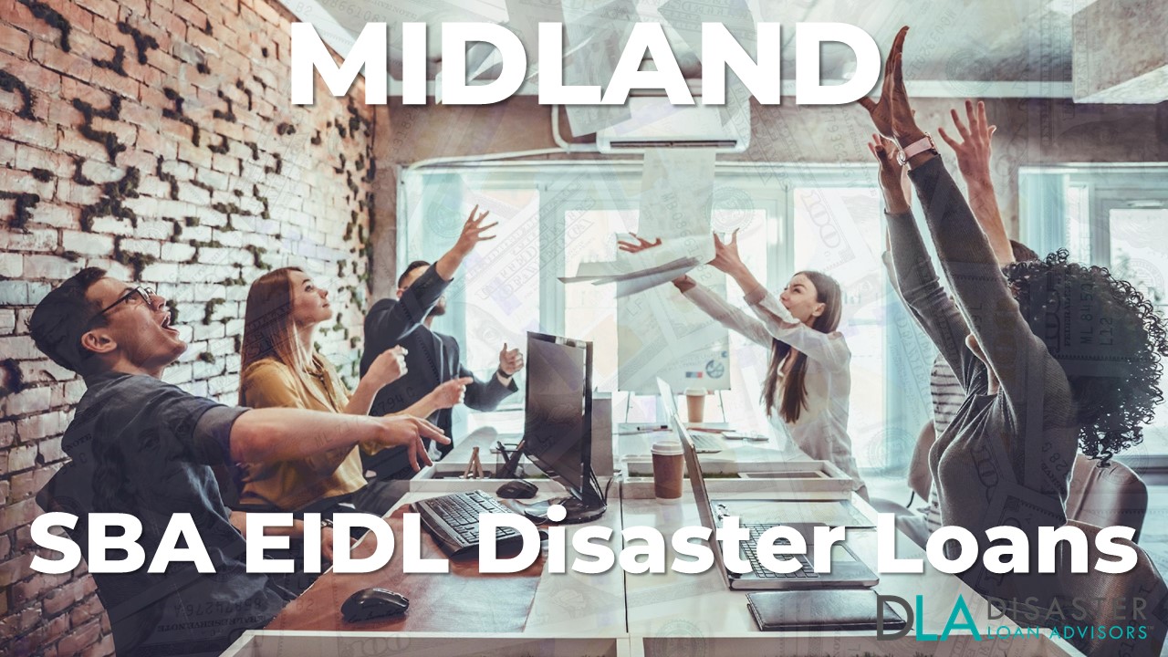Midland TX EIDL Disaster Loans and SBA Grants in Texas