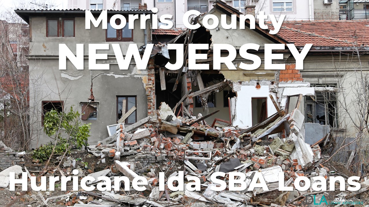 Morris County New Jersey Hurricane Ida SBA Loans