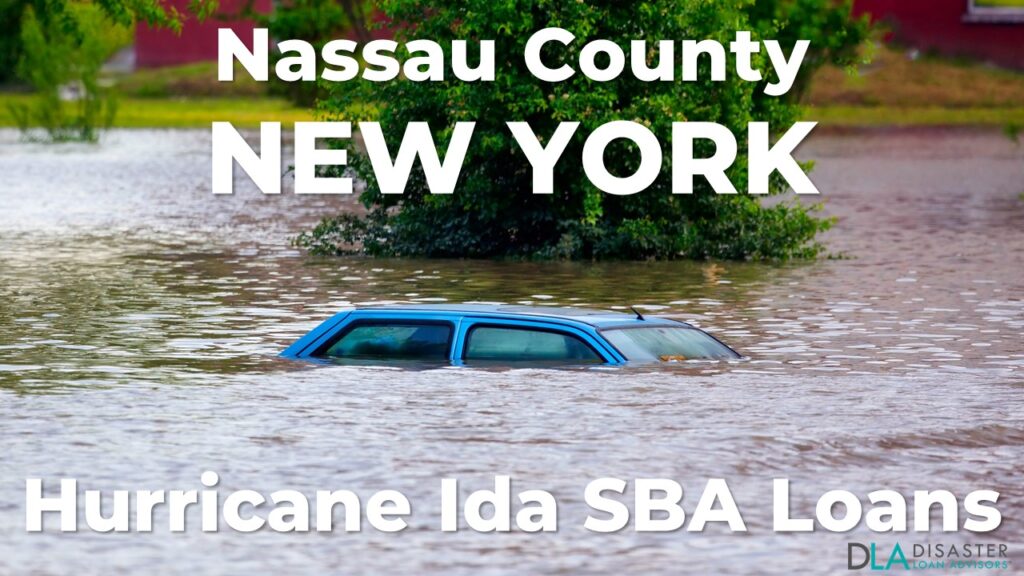 Nassau County New York Hurricane Ida SBA Loans