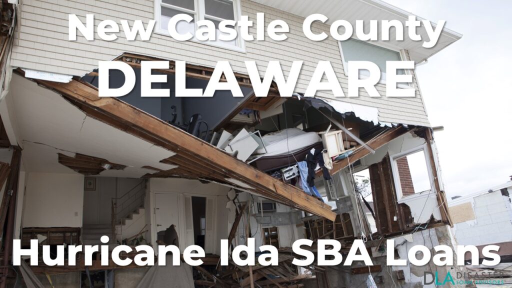 New Castle County Delaware Hurricane Ida SBA Loans