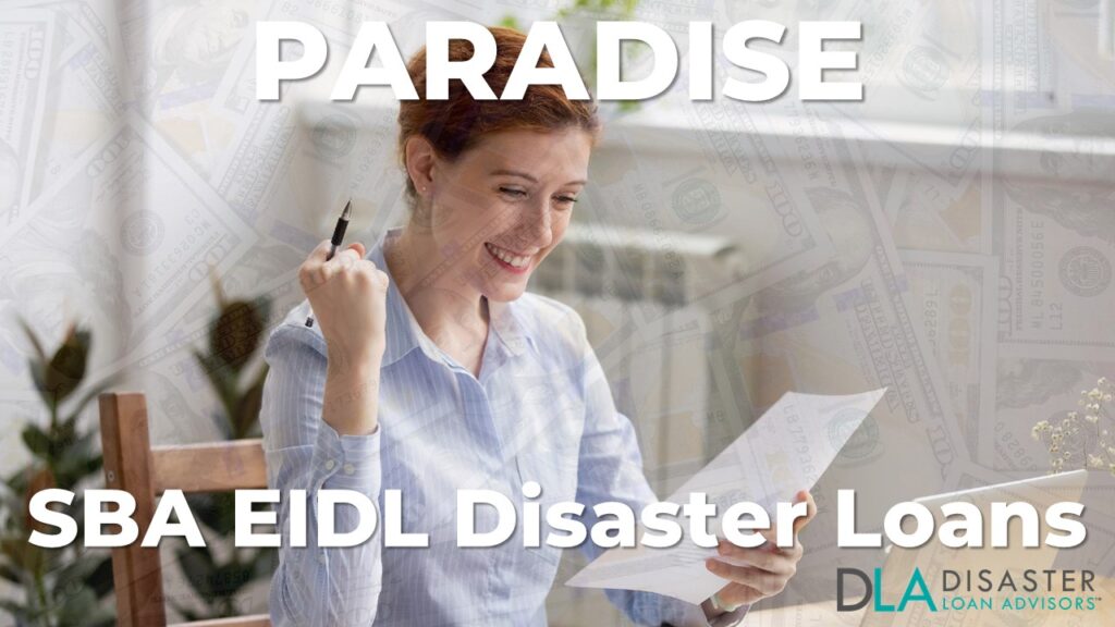 Paradise NV EIDL Disaster Loans and SBA Grants in Nevada
