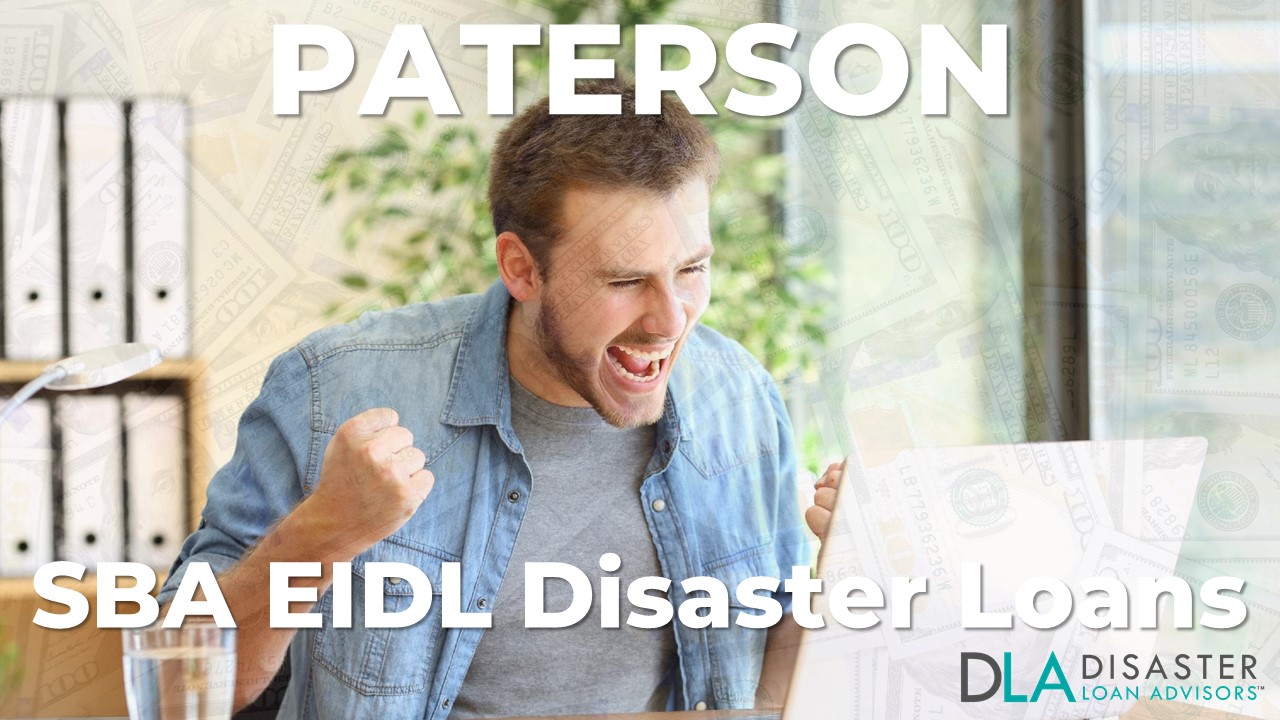 Paterson NJ EIDL Disaster Loans and SBA Grants in New Jersey