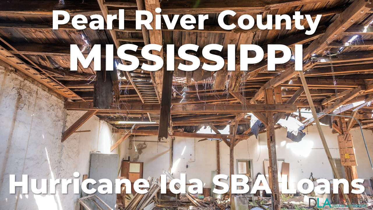 Pearl River County Mississippi Hurricane Ida SBA Loans