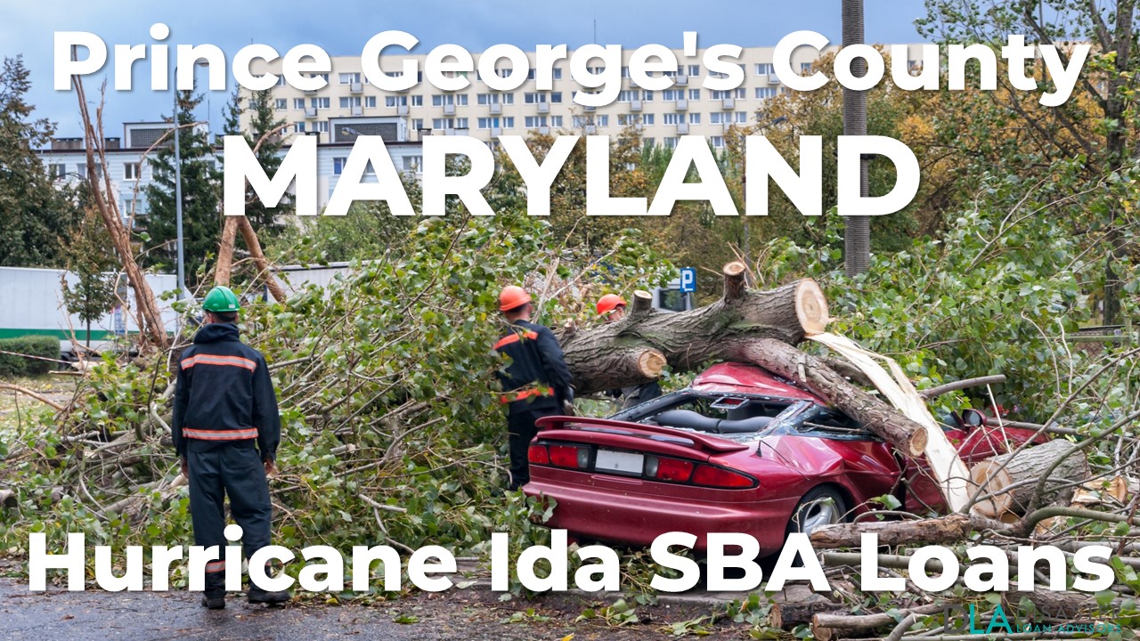 Prince George's County Maryland Hurricane Ida SBA Loans