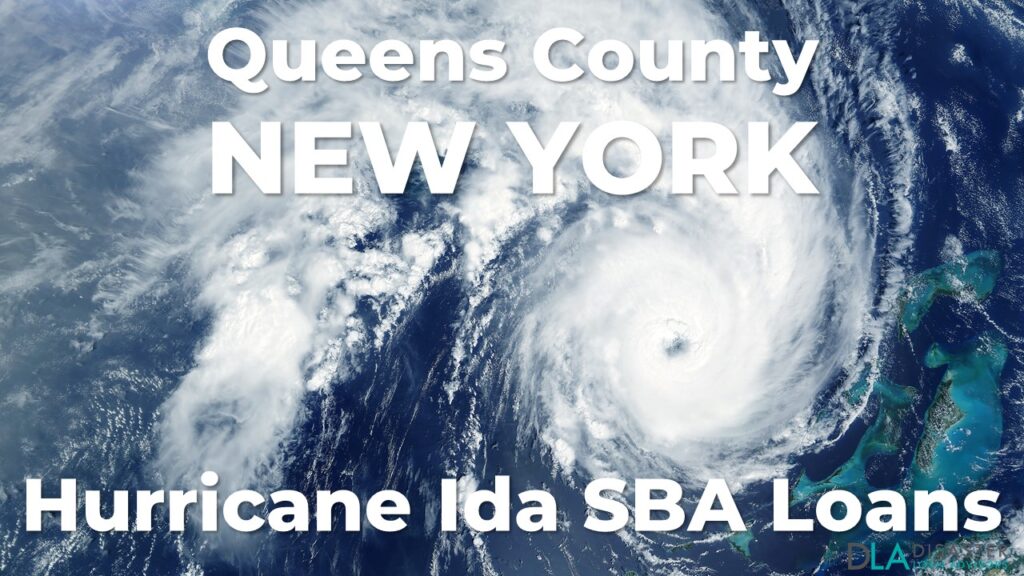 Queens County New York Hurricane Ida SBA Loans